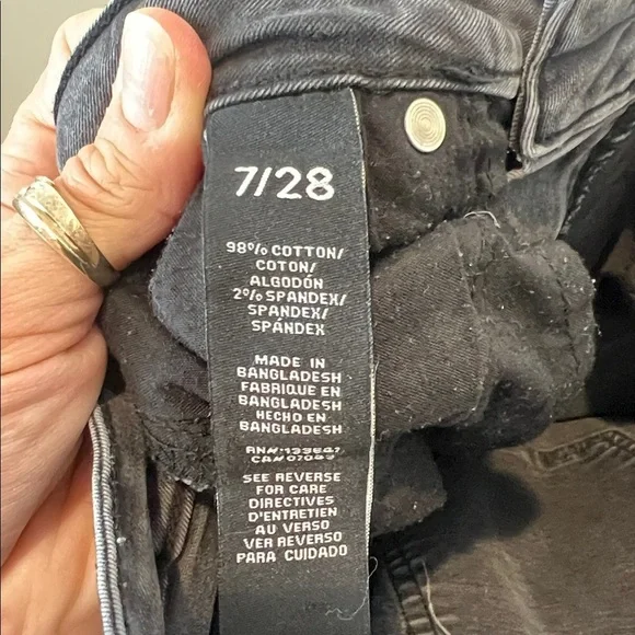 Kendall & Kylie Dark Gray the ultra babe Skinny Jeans size 7/28. - Picture 10 of 13